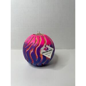 NEW with imperfections Vintage NORTHERN LIGHTS CANDLE Hand Crafted THE WAVE
